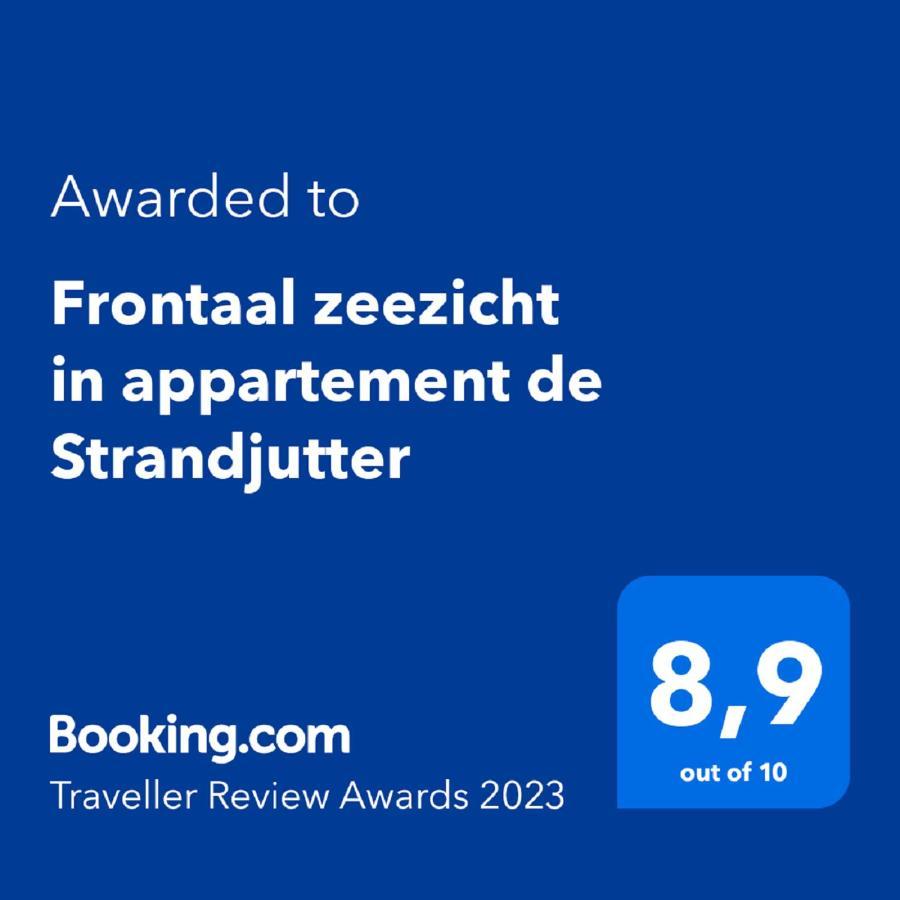 Frontaal Zeezicht In Appartement De Strandjutter Oostende Bagian luar foto